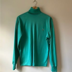 Vintage Ralph Lauren Teal Long Sleeve Turtleneck, Men’s Size S